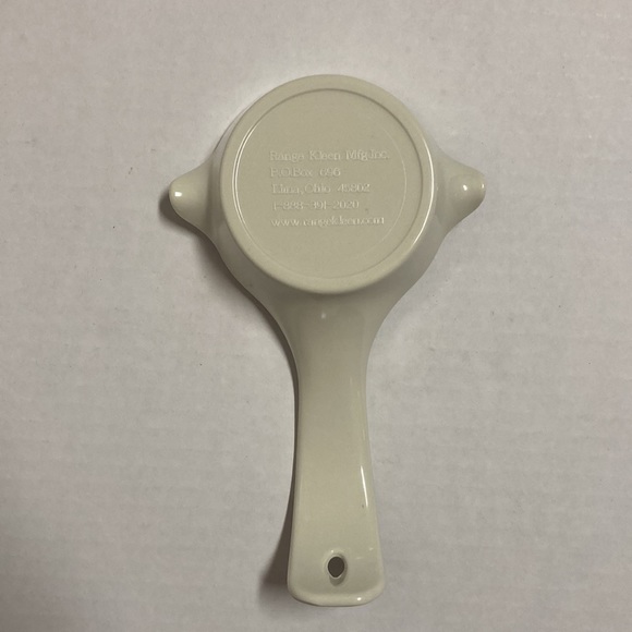 Vintage Range Kleen Spoon Rest, Ladle and 1/4 Cup Measure with Basket of Ivy - Picture 4 of 7